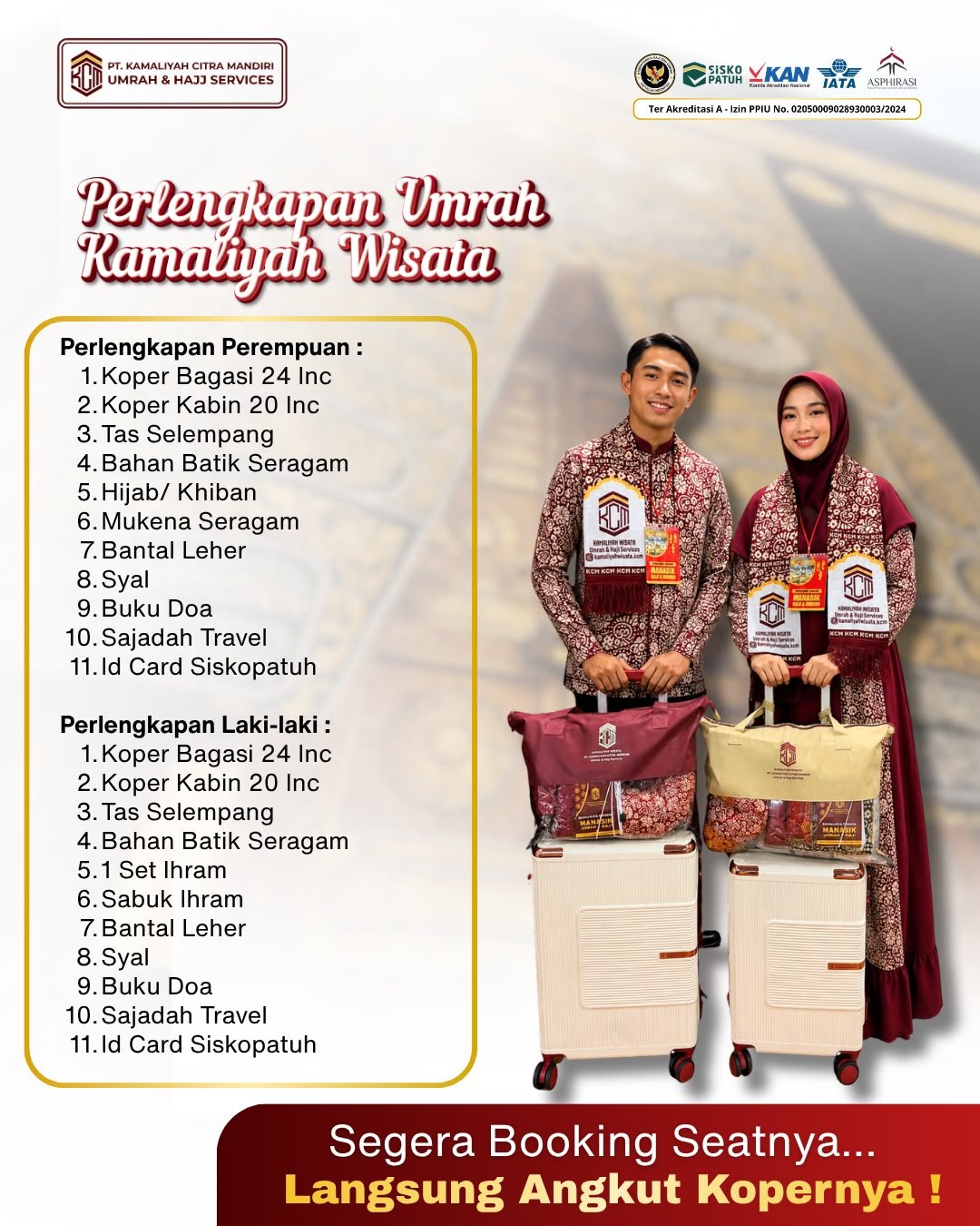 Perlengkapan Umrah Kamaliyah Wisata