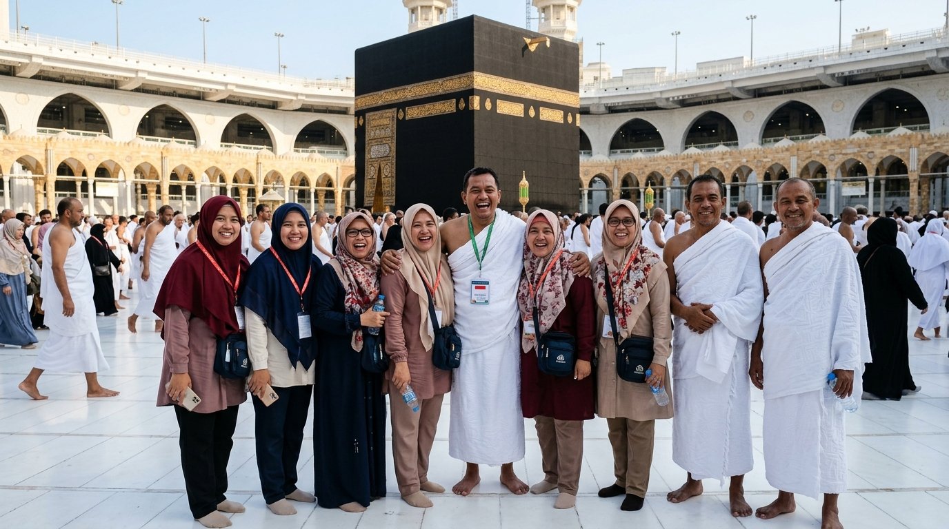 Video Jamaah di Depan Ka'bah