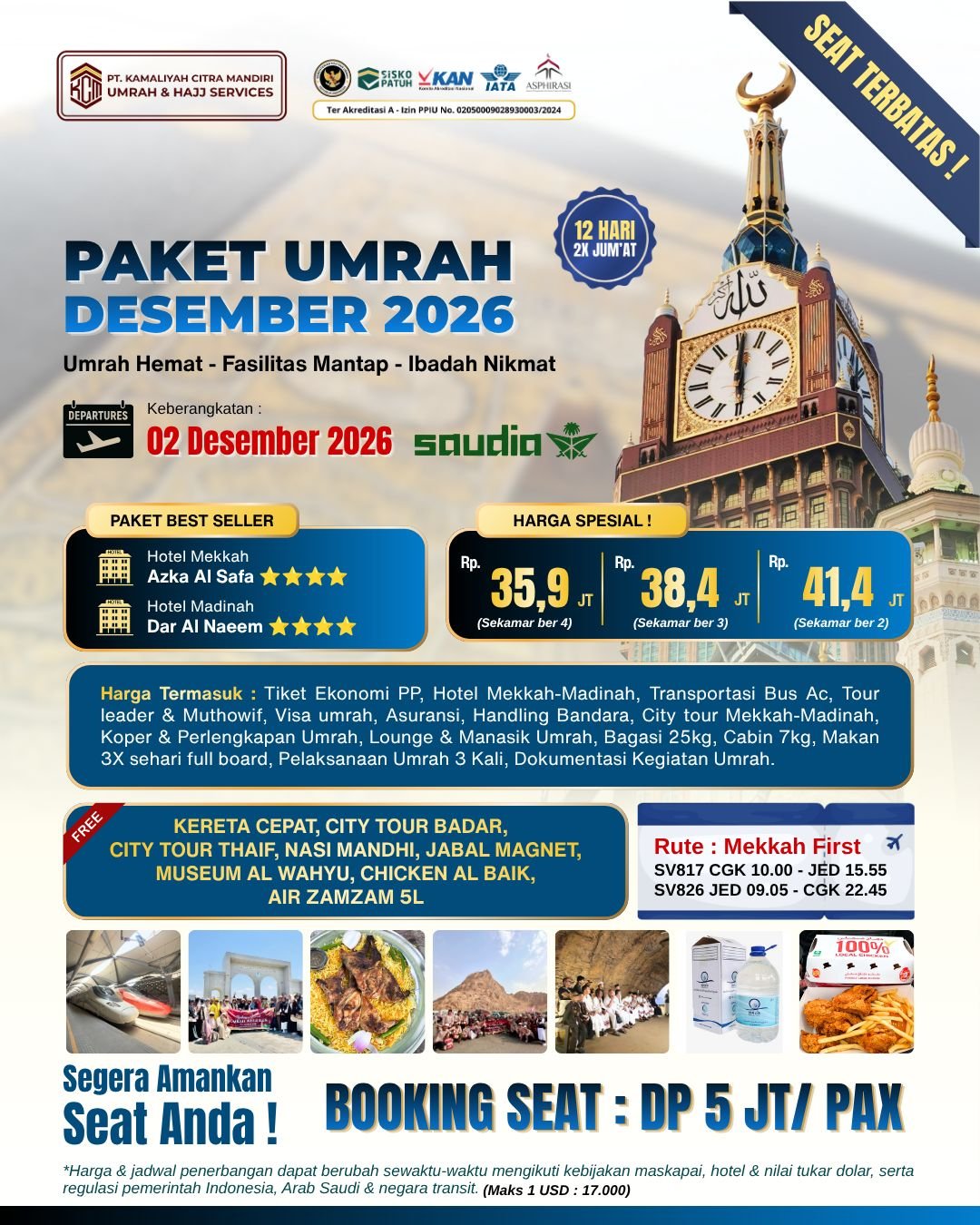 Paket Umrah Desember 2026