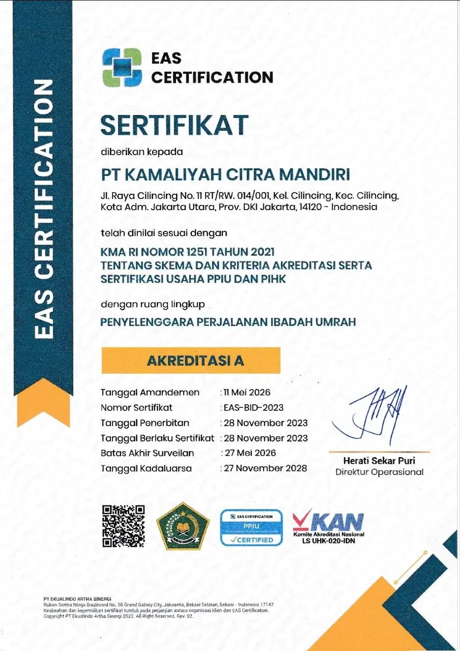 Sertifikat Akreditasi A