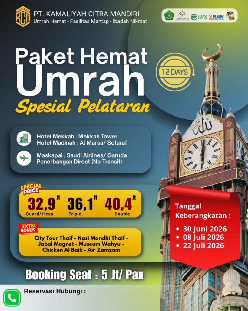 umrah awal musim KCM